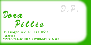 dora pillis business card